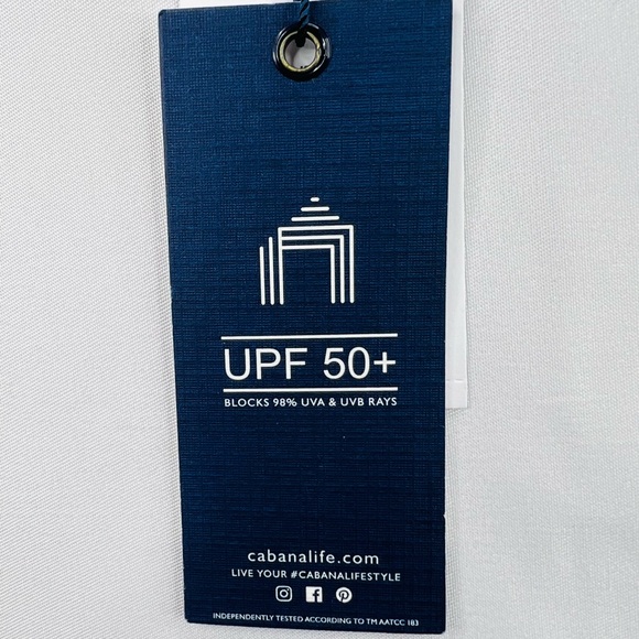 CABANA LIFE GEO HIGH NECK BIKINI TOP UPF 50+ - Picture 5 of 8